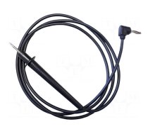 Test lead | 10A | probe tip,angular banana plug 4mm | Urated: 600V