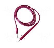 Test lead | 10A | probe tip,banana plug 4mm | Urated: 600V | Len: 1.2m