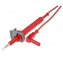 Test lead | 20A | probe tip x2,angular banana plug 4mm x2 | red