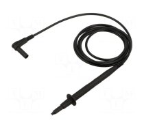 Test lead | 20A | probe tip,angular banana plug 4mm