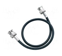 Test lead | BNC plug,both sides | Len: 1.2m | black