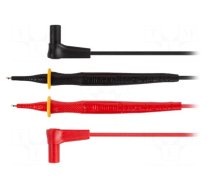 Test leads | Imax: 12A | Len: 0.7m | insulated | black,red