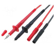 Test leads | Inom: 10A | Len: 1.35m | probe tip,banana plug 4mm