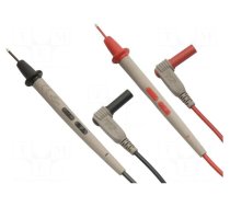 Test leads | Inom: 10A | Len: 1m | test leads x2 | red and black