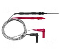 Test leads | Urated: 600V | Inom: 3A | Len: 1.219m | black,red