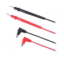 Test leads | Umax: 1kV | Imax: 10A | 930mm | black,red | 2pcs.