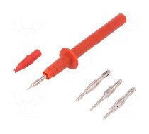 Set of measuring probes | 5A | 1kV | red