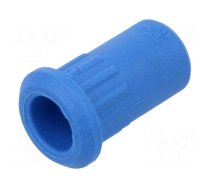 Case | 25A | 20.5mm | blue | for banana sockets