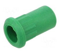 Case | 25A | 20.5mm | green | for banana sockets