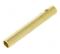 Connector: 2mm banana | socket | 15A | Contacts: brass gold plated