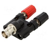 Adapter | 60VDC | Type: with 4mm transversal socket | max.115°C