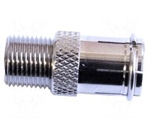 Connector: BNC | -40÷65°C | BNC plug,F socket | 75Ω | male