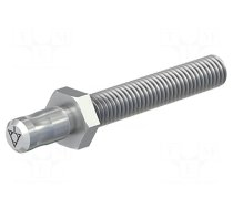 Connector: 6mm banana | plug | Connection: M6,screw | 50mm | Medical