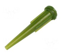 Needle: plastic | 1.25" | Size: 14 | straight | UV block | polypropylene