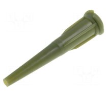 Needle: plastic | 1.25" | Size: 14 | straight,conical | 1.6mm