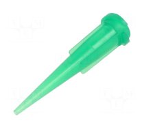 Needle: plastic | 1.25" | Size: 18 | straight | UV block | polypropylene