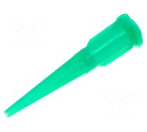 Needle: plastic | 1.25" | Size: 18 | straight,conical | 0.84mm