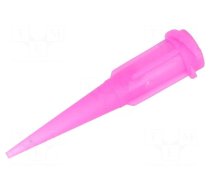 Needle: plastic | 1.25" | Size: 20 | straight,conical | 0.58mm