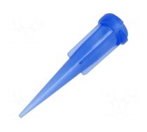 Needle: plastic | 1.25" | Size: 22 | straight | UV block | polypropylene