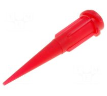 Needle: plastic | 1.25" | Size: 25 | straight,conical | 0.25mm