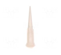 Needle: plastic | 1.25" | Size: 27 | straight | UV block | polypropylene