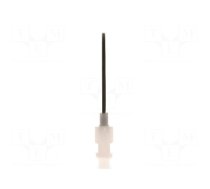 Needle: plastic flexible | 1.5" | Size: 15 | straight | polypropylene