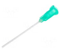 Needle: plastic flexible | 1.5" | Size: 18 | straight | 0.84mm