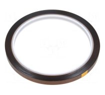 Tape: high temperature resistant | Thk: 0.07mm | 50% | amber | W: 6mm