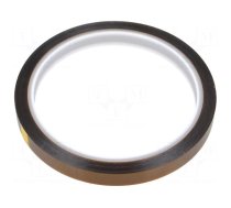 Tape: high temperature resistant | Thk: 0.07mm | 50% | amber | W: 9mm