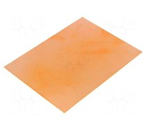 Laminate | FR4,epoxy resin | 0.6mm | L: 100mm | W: 75mm | Coating: copper