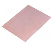 Laminate | FR4,epoxy resin | 1mm | L: 100mm | W: 75mm | Coating: copper