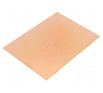 Laminate | FR4,epoxy resin | 0.6mm | L: 100mm | W: 75mm | Coating: copper