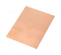 Laminate | FR4,epoxy resin | 0.8mm | L: 100mm | W: 75mm | Coating: copper