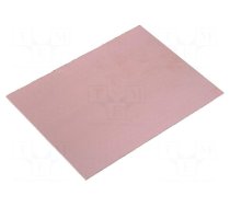 Laminate | FR4,epoxy resin | 1mm | L: 100mm | W: 75mm | Coating: copper