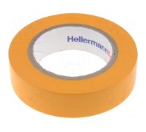 Tape: electrical insulating | W: 15mm | L: 10m | Thk: 0.15mm | orange