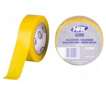 Tape: electrical insulating | W: 19mm | L: 10m | Thk: 0.15mm | yellow