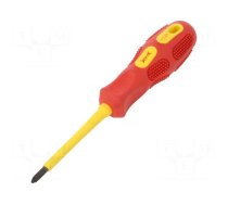 Screwdriver | insulated | Pozidriv® | PZ1 | Blade length: 80mm