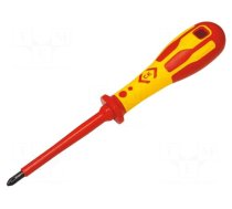 Screwdriver | insulated | Pozidriv® | PZ2 | Blade length: 105mm | 1kVAC