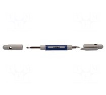 Kit: screwdriver | Phillips,slot | Size: PH1,PH2,SL 3,SL 4