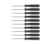 Kit: screwdrivers | slot | 10pcs.