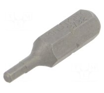 Screwdriver bit | hex key | HEX 3/32" | Overall len: 25mm