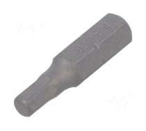 Screwdriver bit | hex key | HEX 4mm | Overall len: 25mm