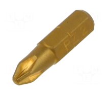 Screwdriver bit | Pozidriv® | PZ2 | Overall len: 25mm