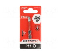 Screwdriver bit | Pozidriv® | PZ2 | Overall len: 50mm | Kind: impact