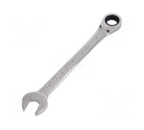 Wrench | combination spanner,with ratchet | 17mm | nickel plated