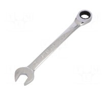 Wrench | combination spanner,with ratchet | 18mm | nickel plated