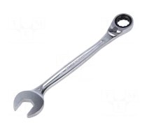 Wrench | combination spanner,with ratchet | 19mm | L: 247mm | satin