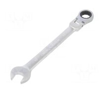 Wrench | combination spanner,with ratchet,with joint | 19mm