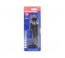 Wrenches set | hex key | Chrom-vanadium steel | 10pcs.