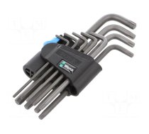 Wrenches set | Torx® | steel | with holding function | 9pcs.